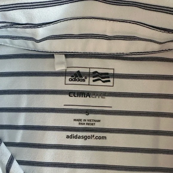Adidas Sleeveless Striped Polo Golf Tank - Picture 2 of 10